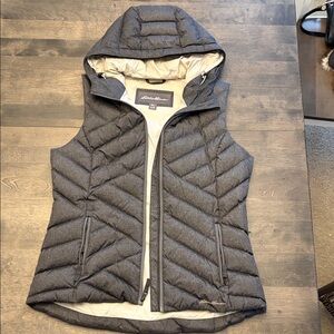 Eddie Bauer Women's Charcoal Quilted Vest